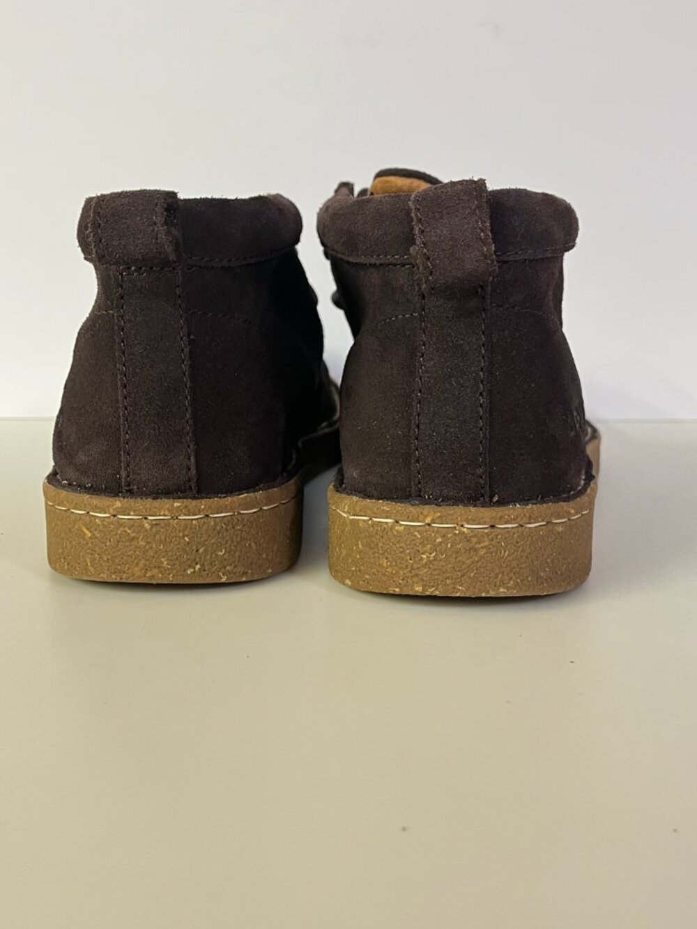 Ariat Boots Clean Country Suede Moc Toe Fudge Brown Mid Cut Ankle Men's 13D - Picture 5 of 11